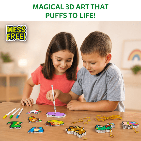 Skillmatics Aqua Puffs 3D Art Kit - Animal Friends