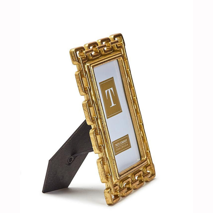 Two's Company Gold Chain Photo Frame - 4" x 6"