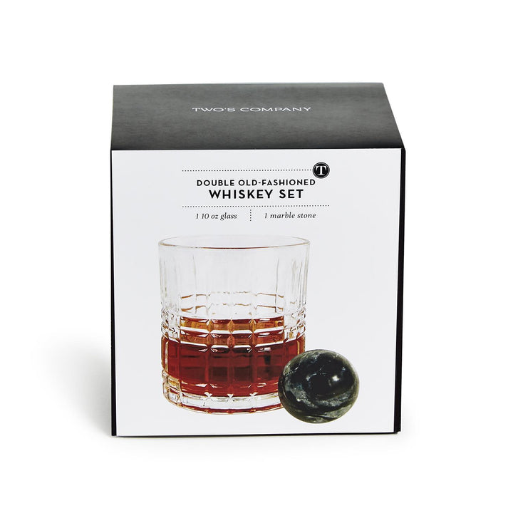 Two's Company Double Old Fashion Whisky Set