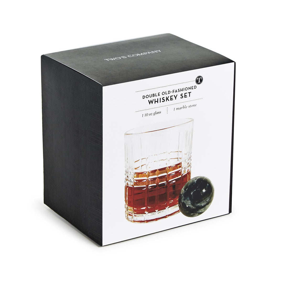Two's Company Double Old Fashion Whisky Set
