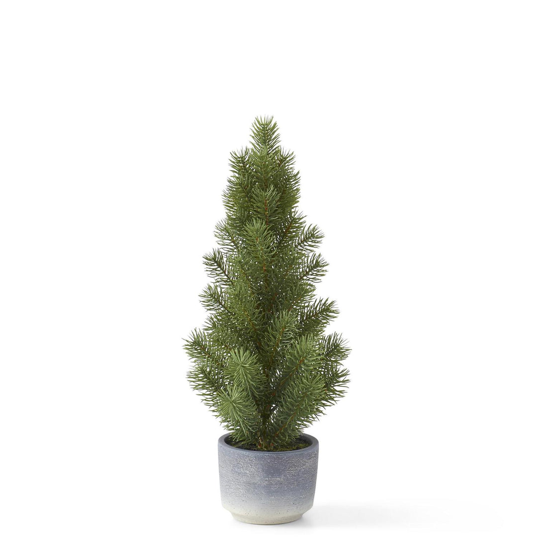 K & K Interiors Pine Tree in Gray Ombre Pot - 18.5"