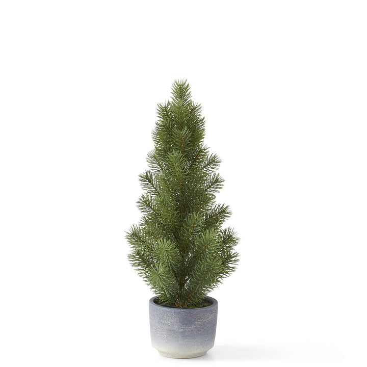 K & K Interiors Pine Tree in Gray Ombre Pot - 18.5"