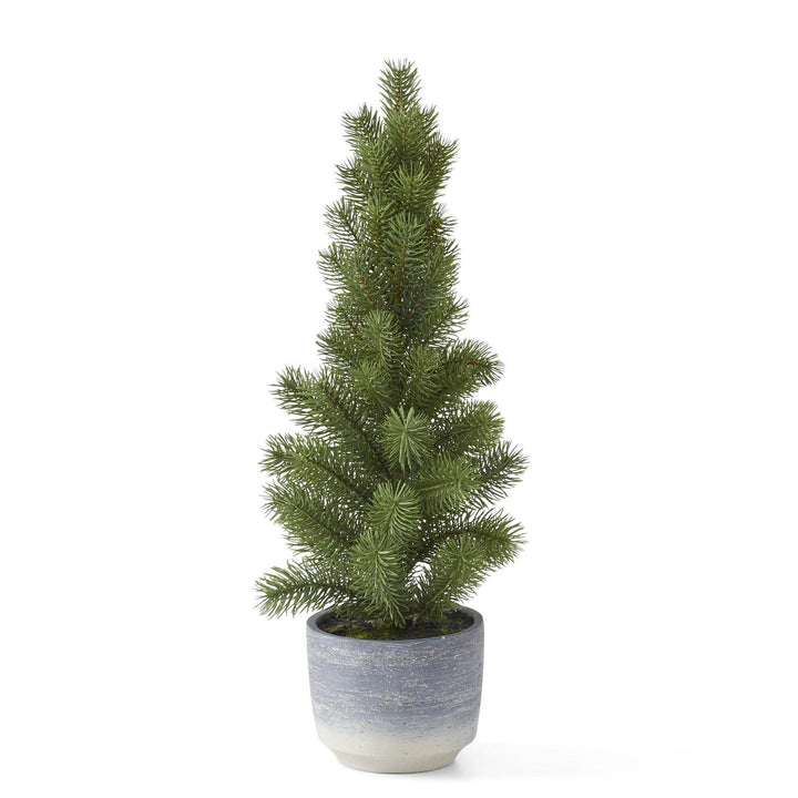 K & K Interiors Pine Tree in Gray Ombre Pot - 23"