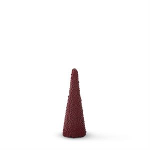 K & K Interiors Red Berry Cone Tree - 12.5"