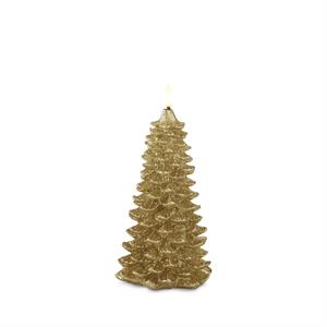 K & K Interiors Gold LED Christmas Tree Candles w/Timer - 7.75"