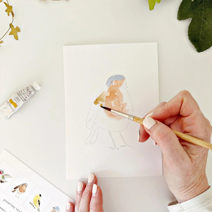 Emily Lex Watercolor Notecard Set - Birds