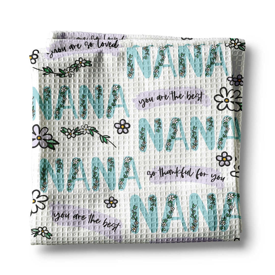 Canary Road NaNa Kitchen Waffle Towel