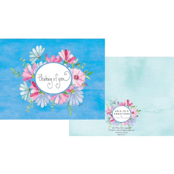 Kris-10's Creations Thoughtful Floral Boxed Note Cards (10)