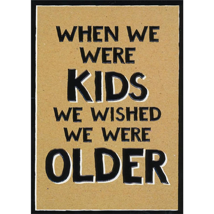 Avanti Press When We Were Kids Birthday Card