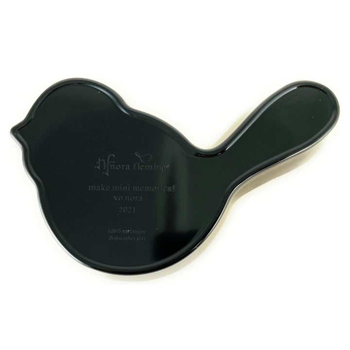 Nora Fleming Melamine Grey Bird