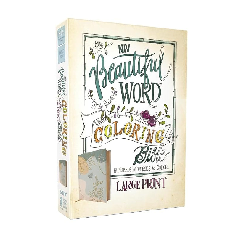 NIV, Beautiful Word Coloring Bible, Large Print