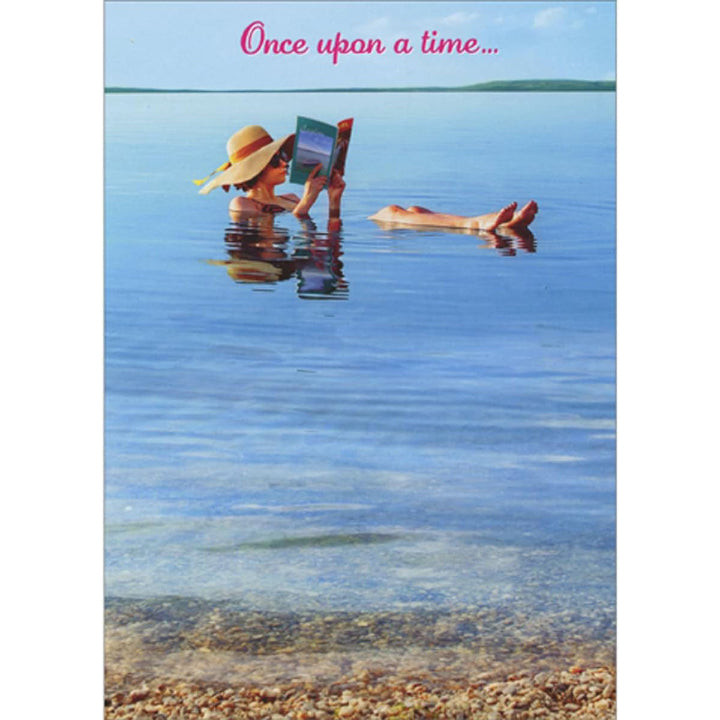 Avanti Press Woman Floating in Water Retirement Card