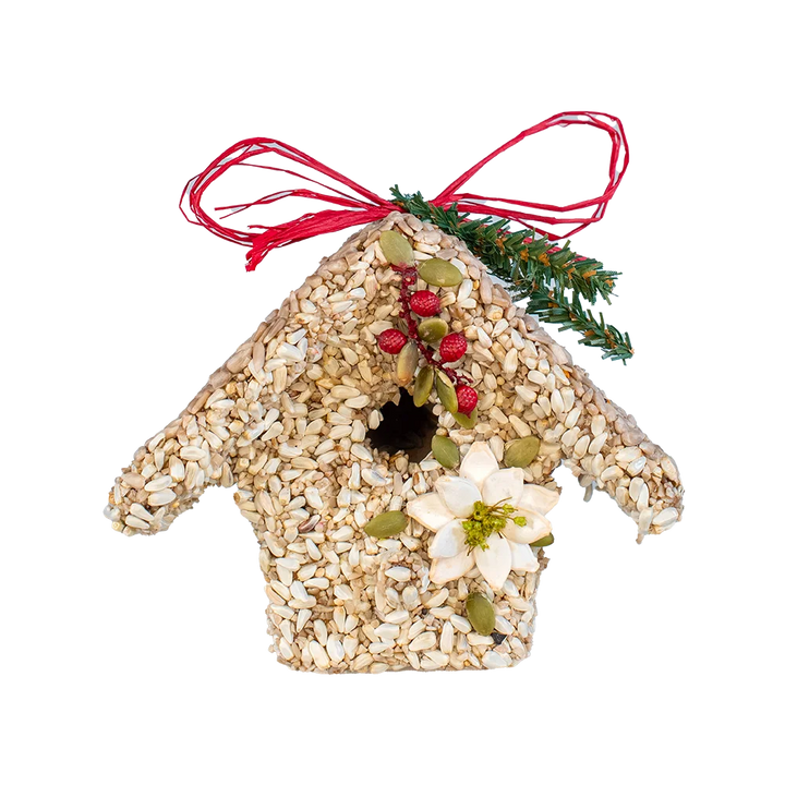 Mr. Bird Poinsettia Birdie Cottage