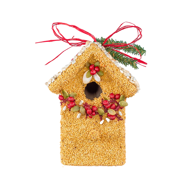 Mr. Bird Poinsettia Birdie Cottage