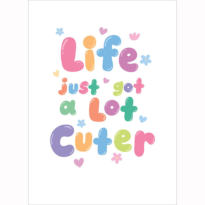 Avanti Press Life Just Got Cutter New Baby Card