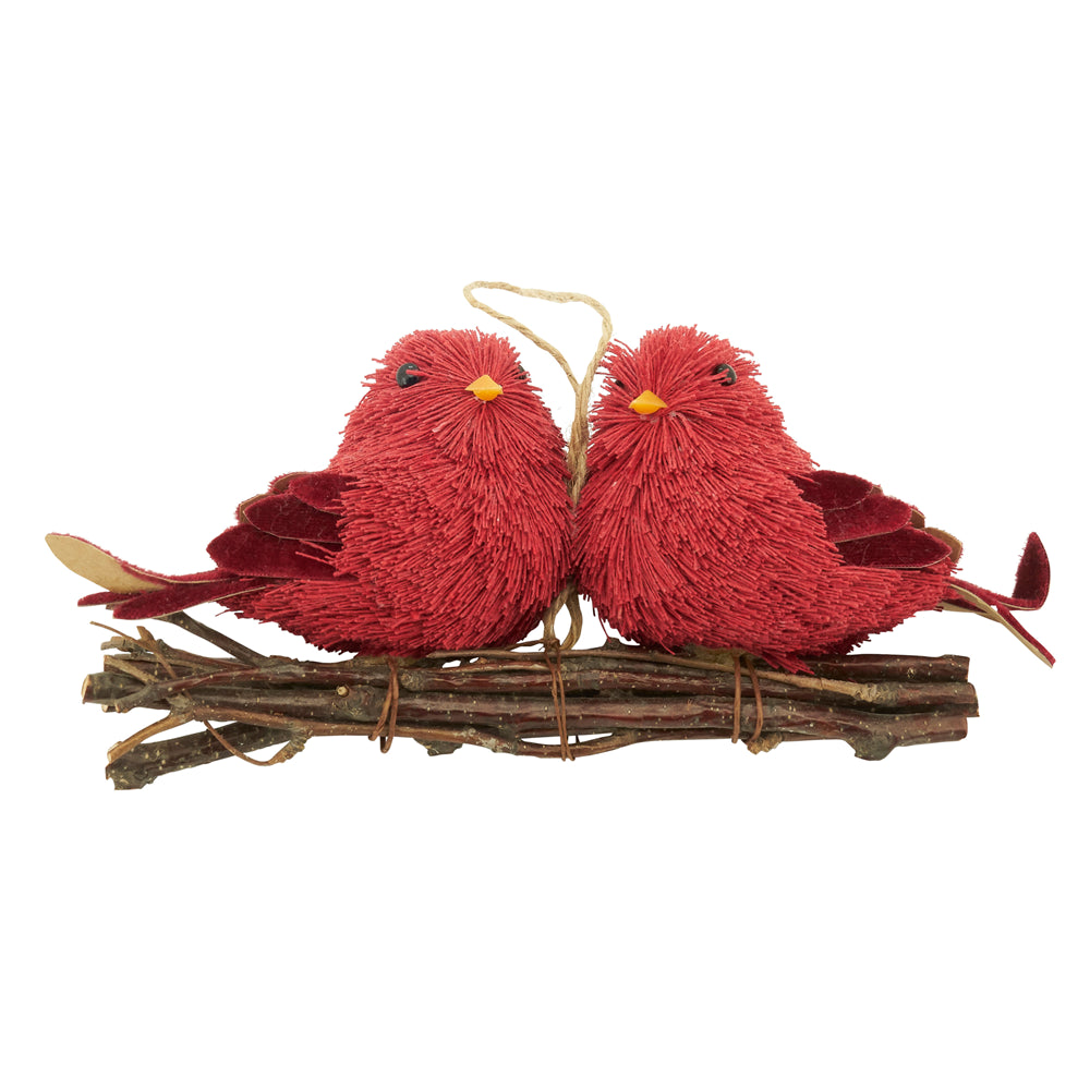 Saro Pair Of Birds Ornament