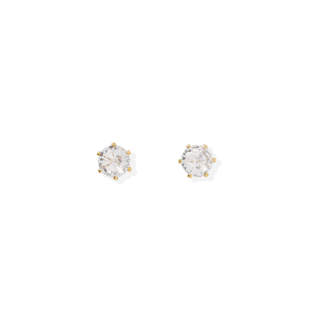 Linny Co Screwback Stud Earrings - Helen Gold