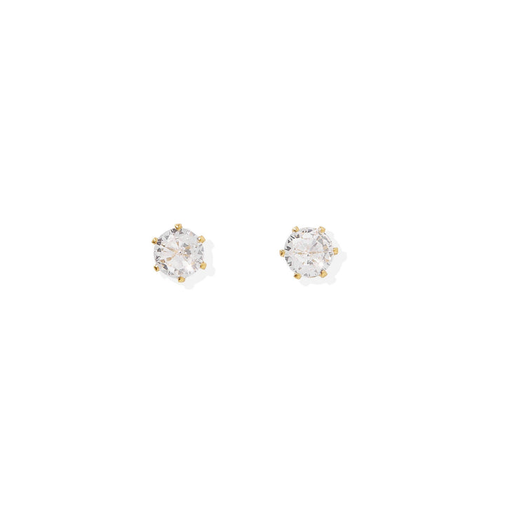 Linny Co Screwback Stud Earrings - Helen Gold