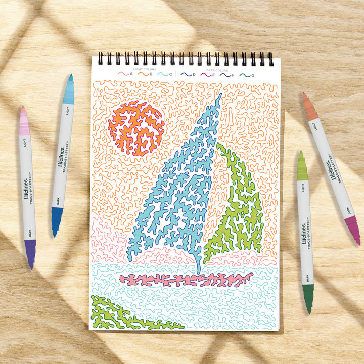 Lifelines FlowArt® - Trace-By-Letter - Pack Your Bags