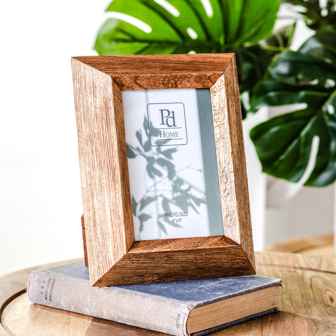 PD Home & Garden Natural Wood Photo Frame - 4" X 6"