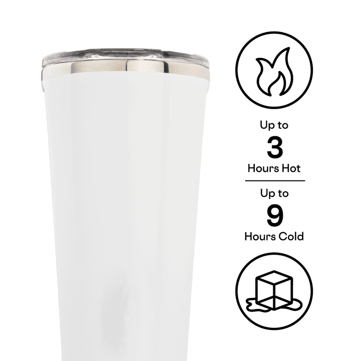 Corkcicle 24oz Tumbler - Gloss White