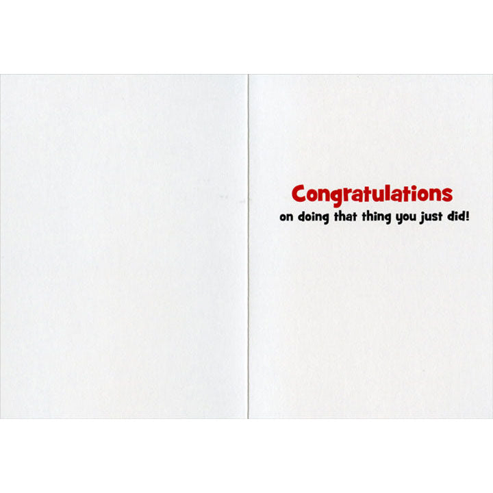 Avanti Press Baby Heck Yeah Congratulations Card - Grad Version