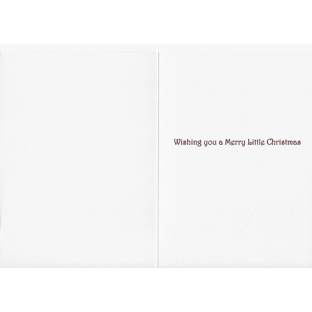 Avanti Press Fawn & Bunny Friends in Snow Christmas Card