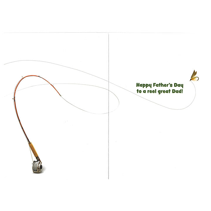 Avanti Press Otter Fly Fisherman Father's Day Card