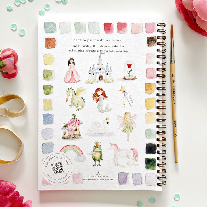 Emily Lex Watercolor Workbook - Fairytale