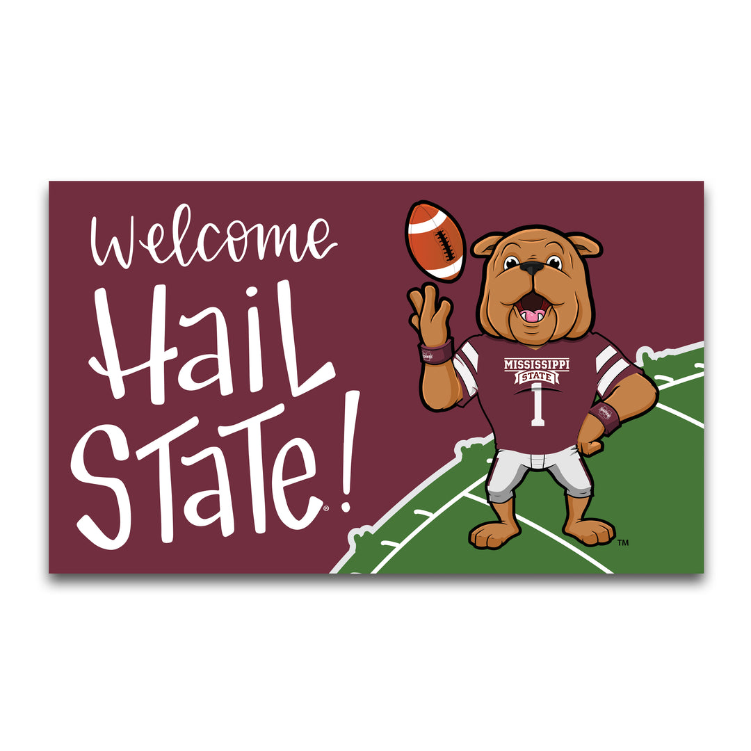 Magnolia Lane Door Mat - Mississippi State