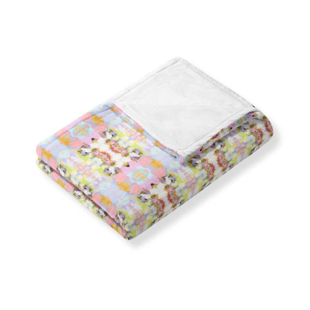 Laura Park Brooks Avenue Pink Fleece Blanket