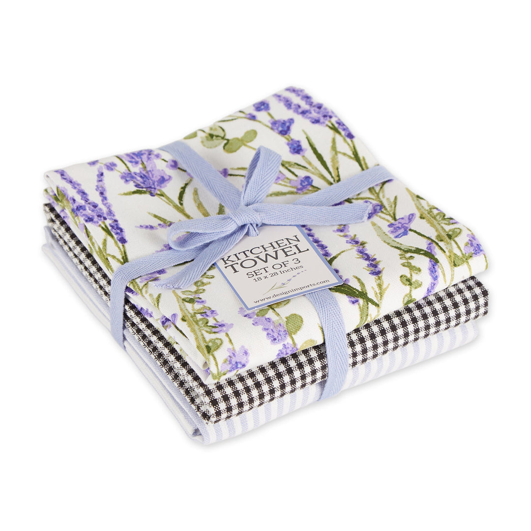 DII Dish Towel - Lavender Fields Set of 3