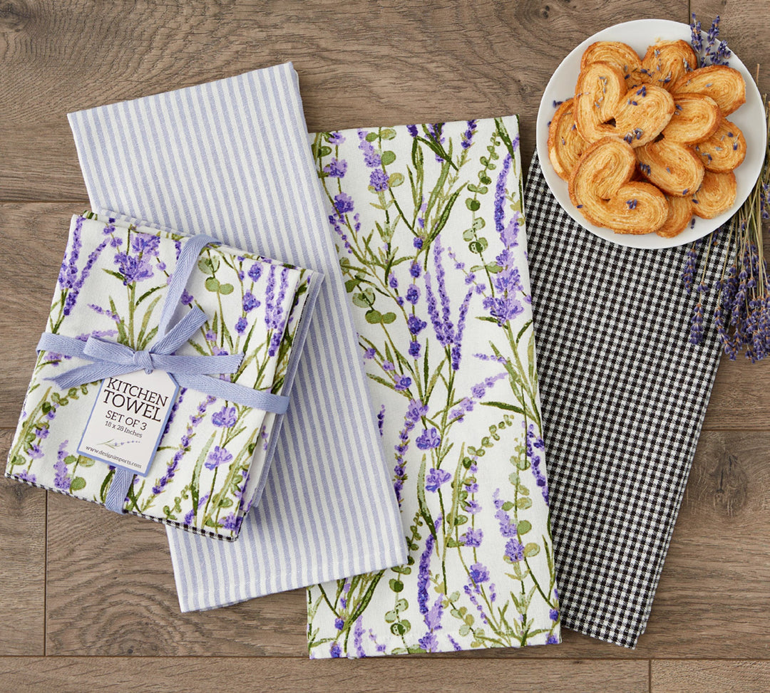 DII Dish Towel - Lavender Fields Set of 3