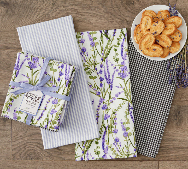 DII Dish Towel - Lavender Fields Set of 3