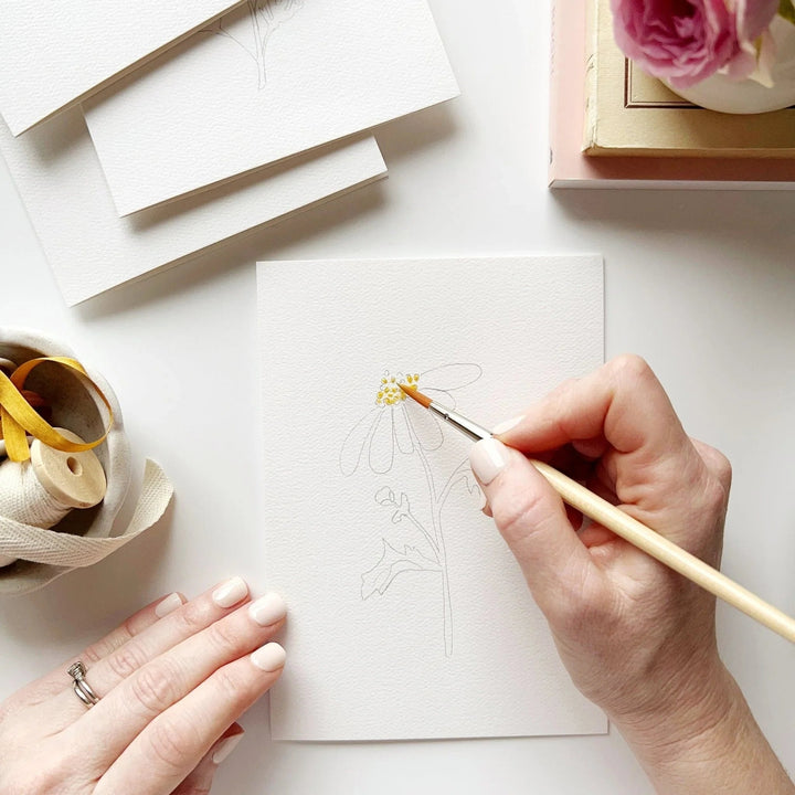 Emily Lex Watercolor Notecard Set - Garden Flowers