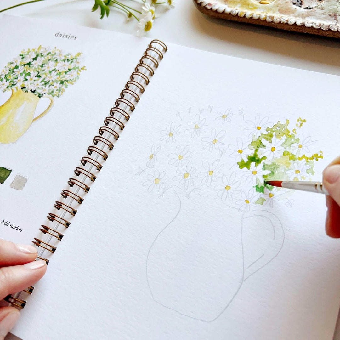Emily Lex Watercolor Workbook - Flowers