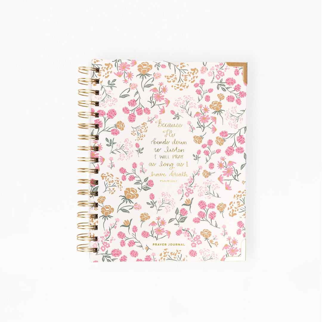 Mary Square Prayer Journal Because He Bends Down