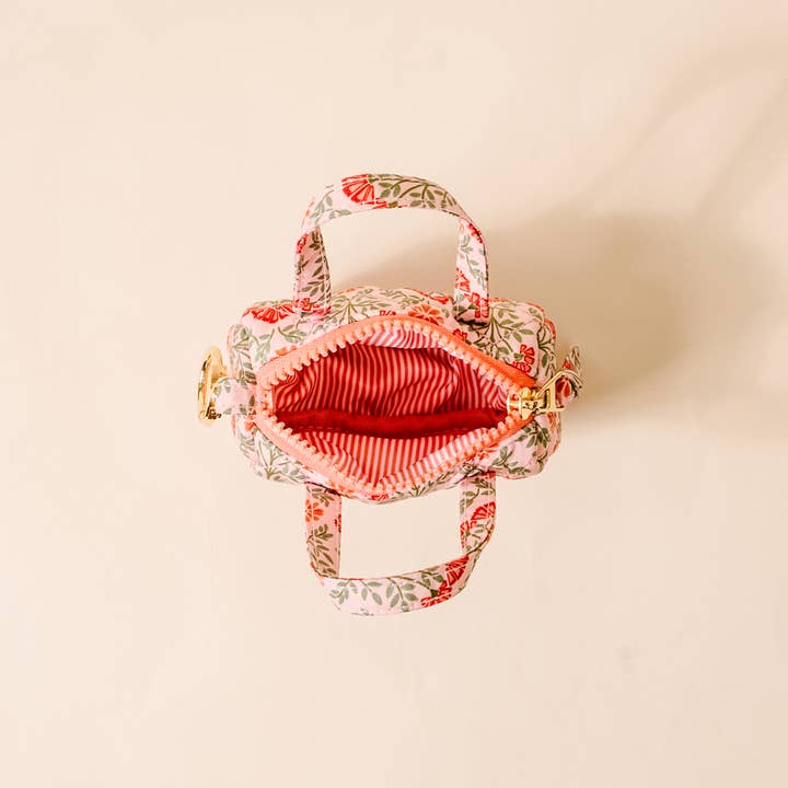 The Darling Effect Itty Bitty Duffle Bag - Everbloom Dusty Rose