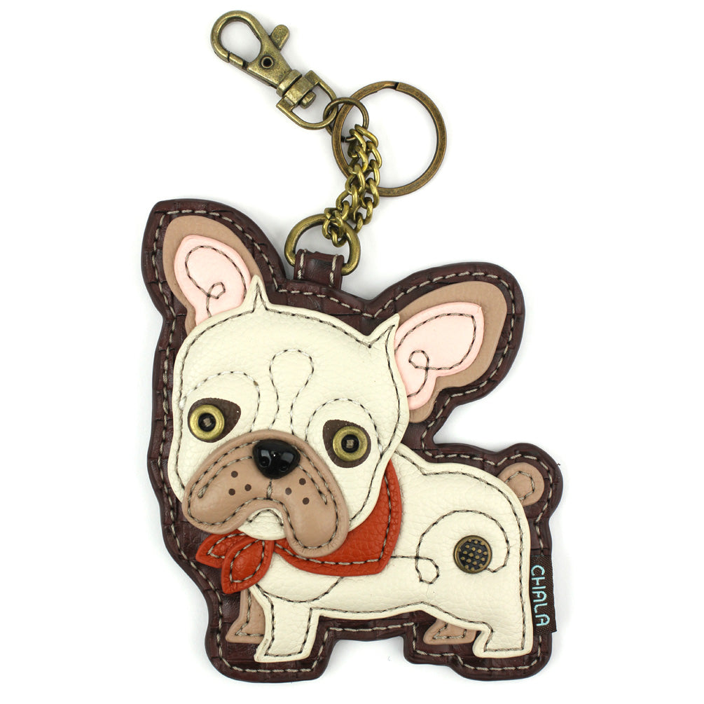 Chala Coin Purse/Key Fob - French Bulldog