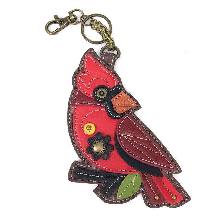 Chala Coin Purse/Key Fob - Cardinal