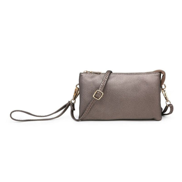 Jen & Co Riley Crossbody/Wristlet - Bronze