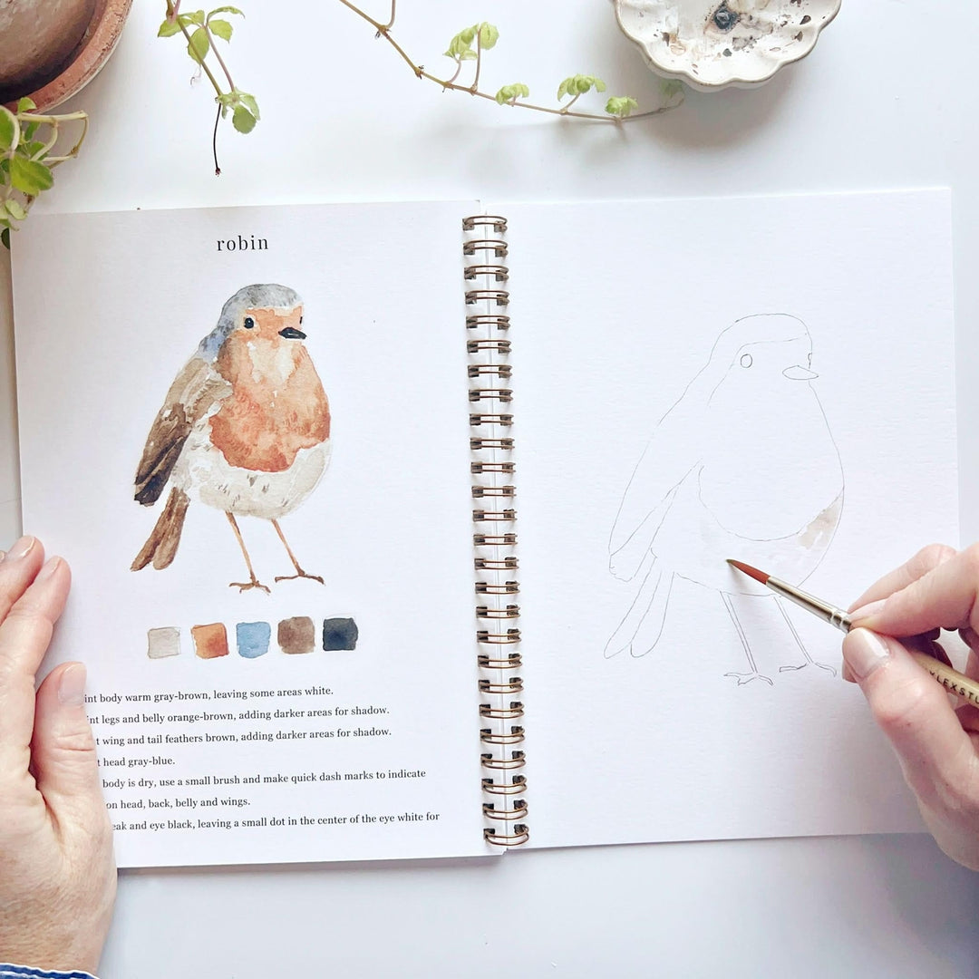 Emily Lex Watercolor Workbook - Birds