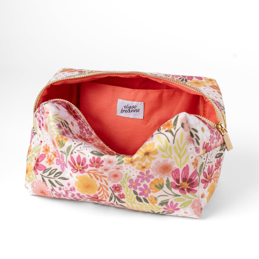 Elyse Breanne  Cosmetic Bag - Primrose Petals
