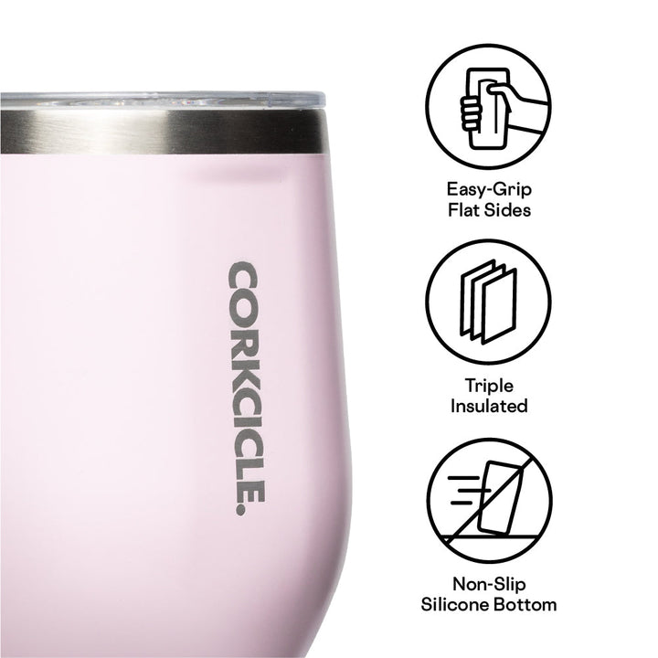 Corkcicle 12oz Stemless - Power Puff