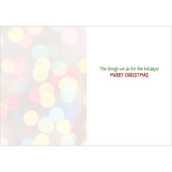 Avanti Press Cat Wearing Christmas Tree Costume Christmas Card