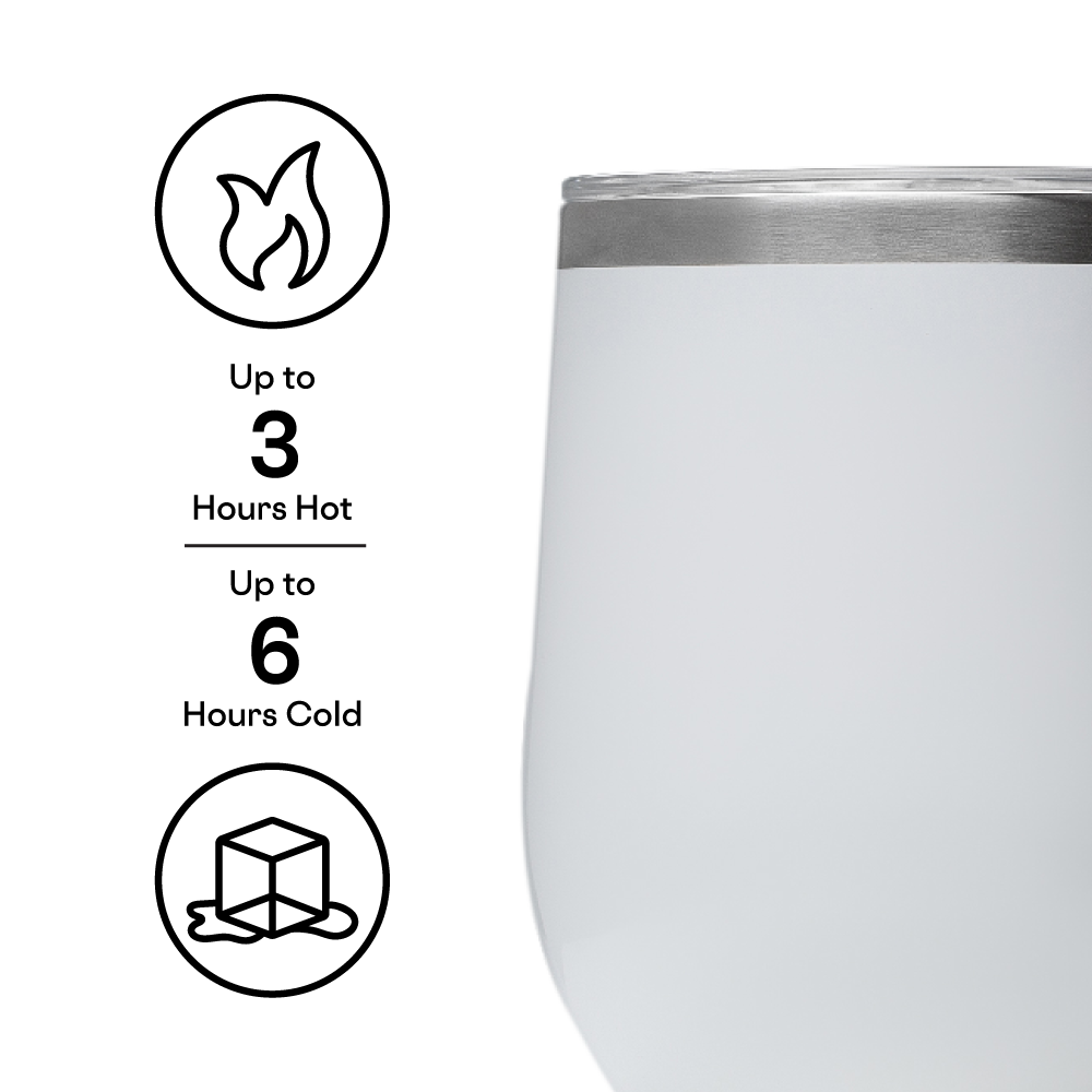 Corkcicle 12oz Stemless - Cypress Night