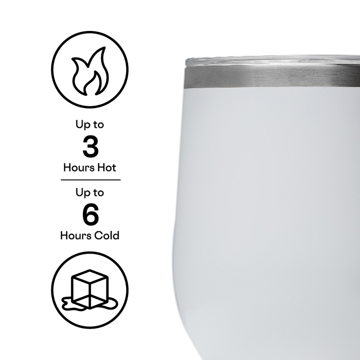 Corkcicle 12oz Stemless - Cypress Night