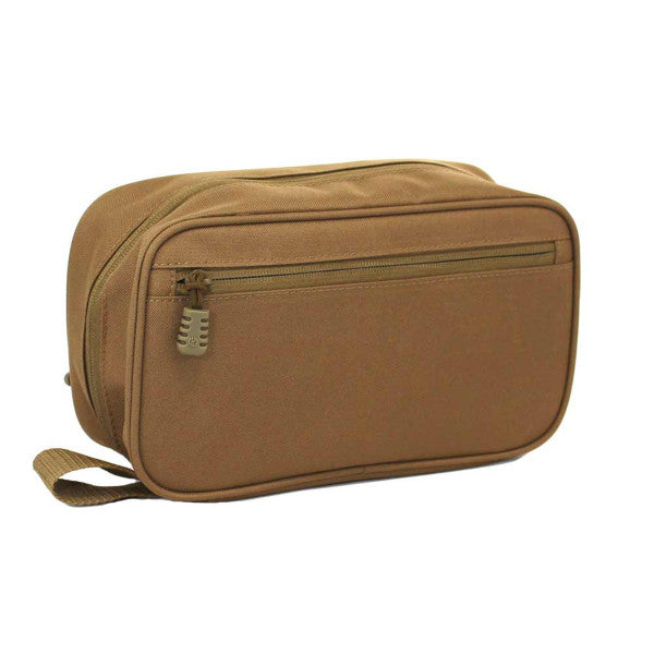 Mint Concho Hanging Toiletry Bag - Coyote