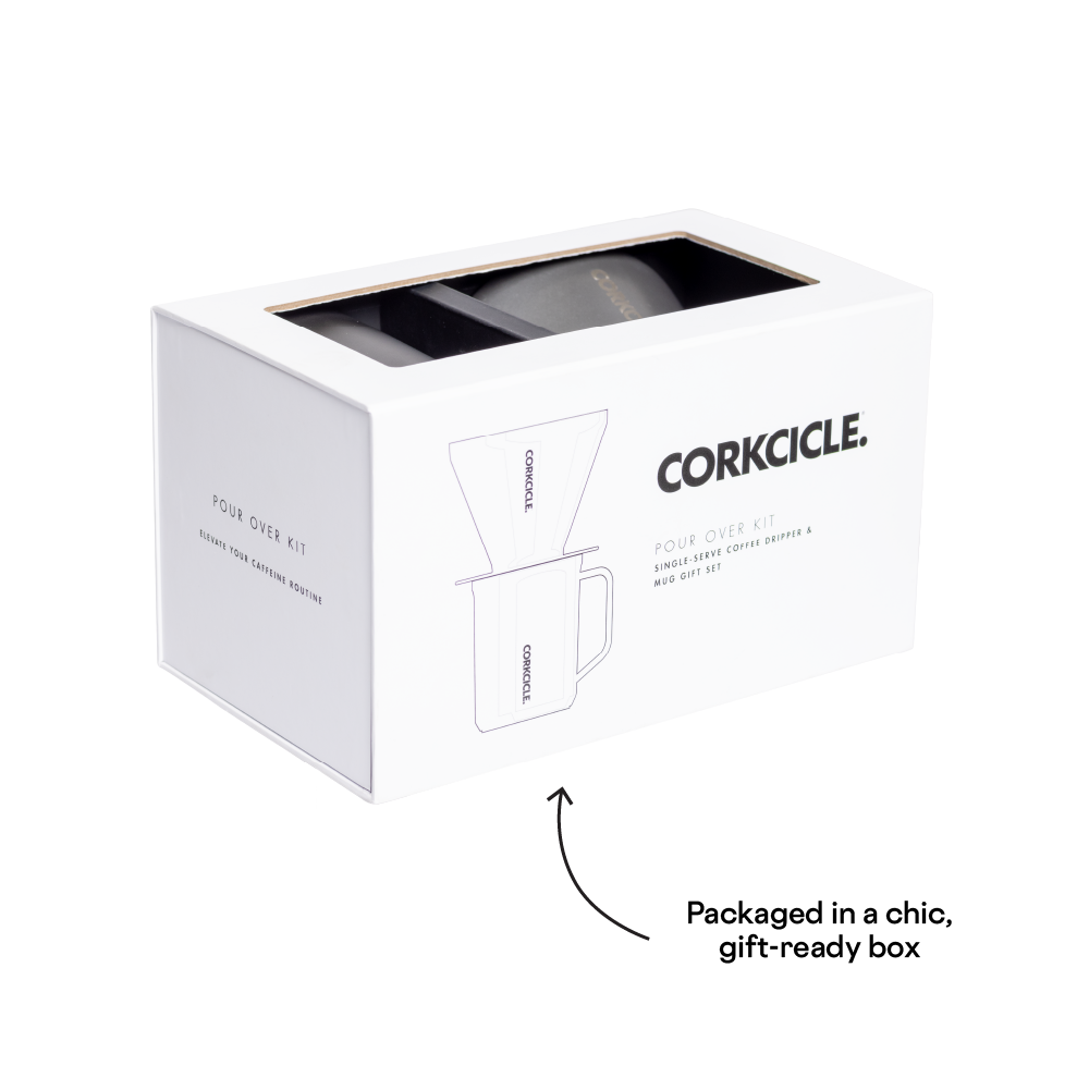 Corkcicle Coffee Pour Over Kit - Ceramic Slate