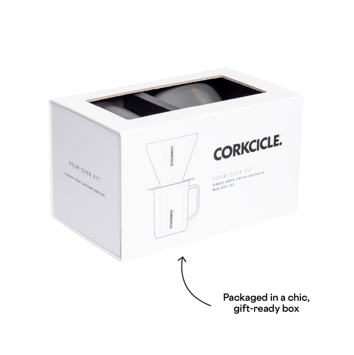 Corkcicle Coffee Pour Over Kit - Ceramic Slate